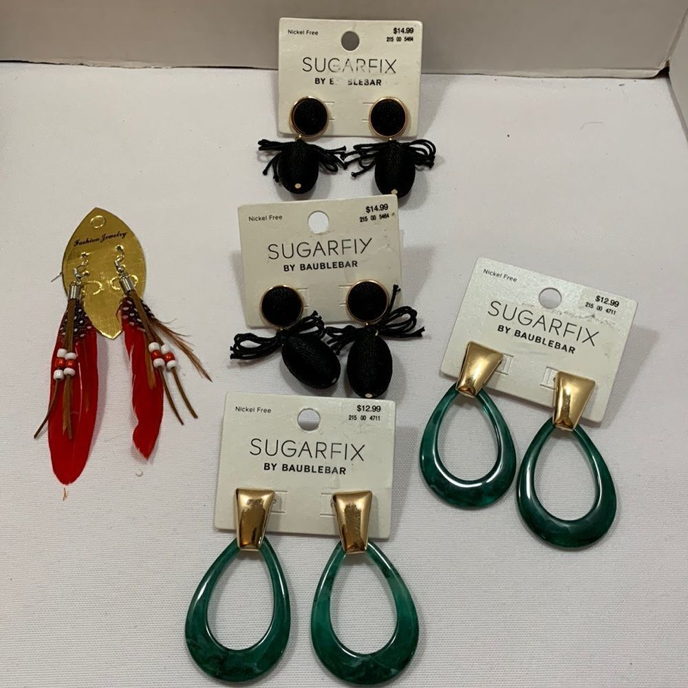 Bundle of FIVE NWT earrings.  Resellers welcome
